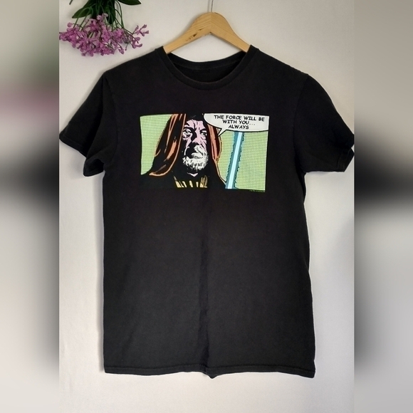 Star Wars ObiWon Kinobi The Force T Shirt Size Medium - Picture 2 of 2